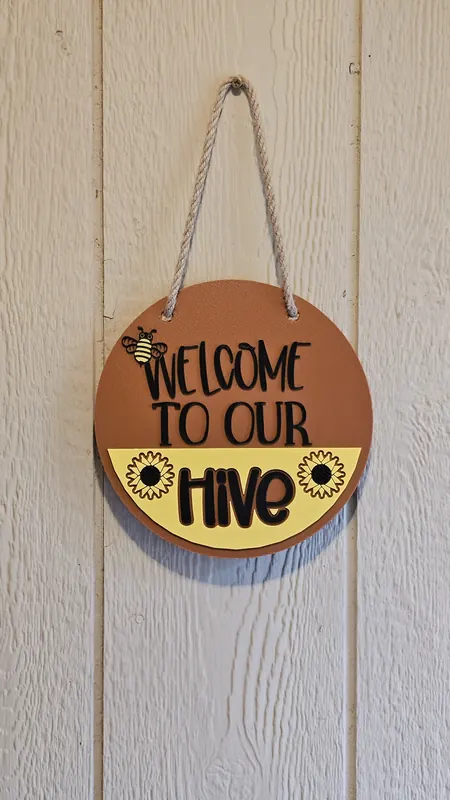 Decorative Craft Sign - 3D printed home decor sign